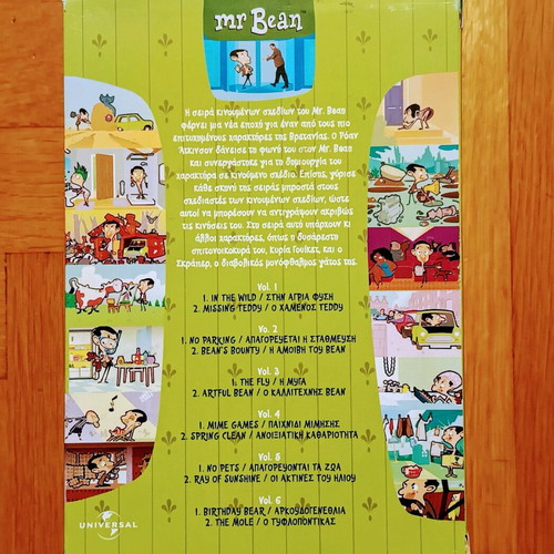 Mr Bean box set with 6 DVDs new, animated with subtitles