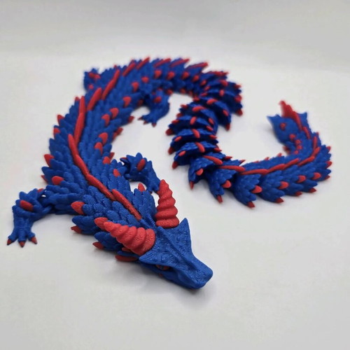 3D Articulated Dragon like new with impressive colors