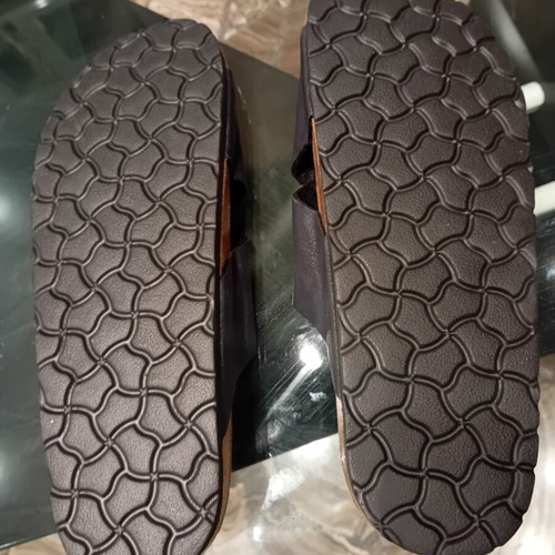 Men's anatomical slippers sandals size 44 new, black