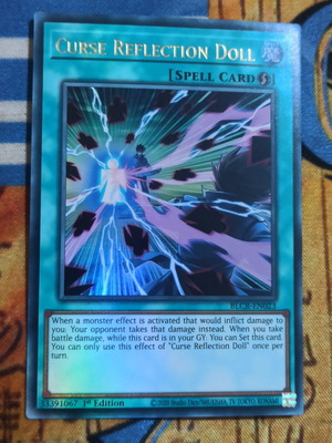 Curse Reflection Doll Ultra Rare Yu-Gi-Oh! Quick Play Spell κάρτα σαν καινούργιο