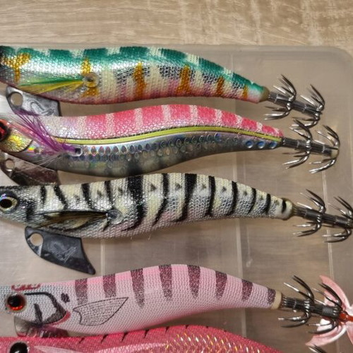 Squid Jigs like new with brands Yamashita, Savage Gear, Yozouri, DTD, Gan Craft, Vega