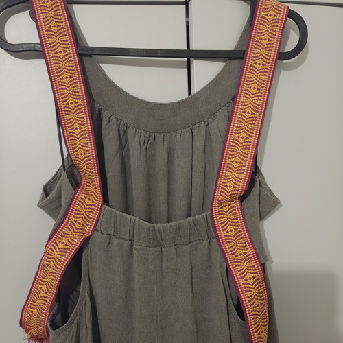 BSB dress medium size khaki with lining and cut outs like new