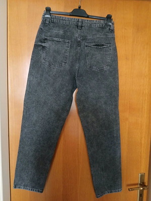 Zara women's jeans used, size L, dark gray