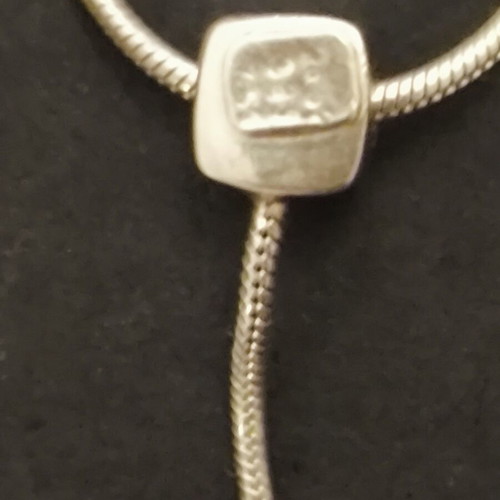 Silver gold 750/925 necklace