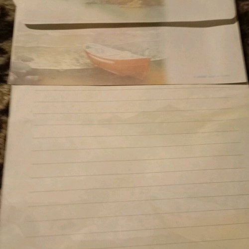 Correspondence used, 4 sets with sheets and envelopes