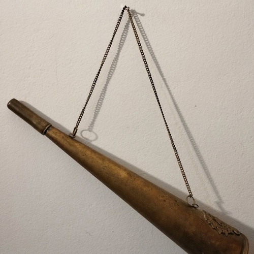 Antique Ontario Regiment horn used, brass from 1940s-1950s