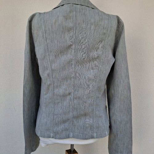 Sisley suit XL like new, jacket and skirt, gray
