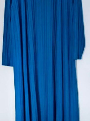 Cardigan with matching midi dress like new, blue