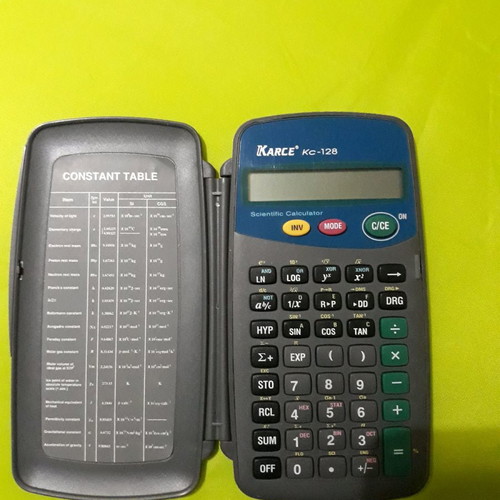 Calculator used, scientific calculator
