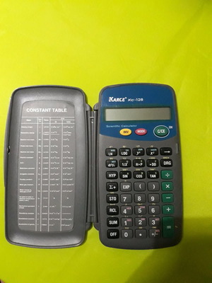 Calculator used, scientific calculator