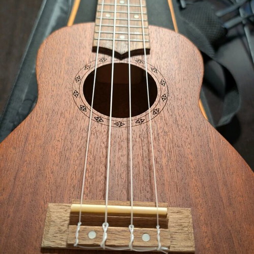 Ukulele new with case, new strings and picks