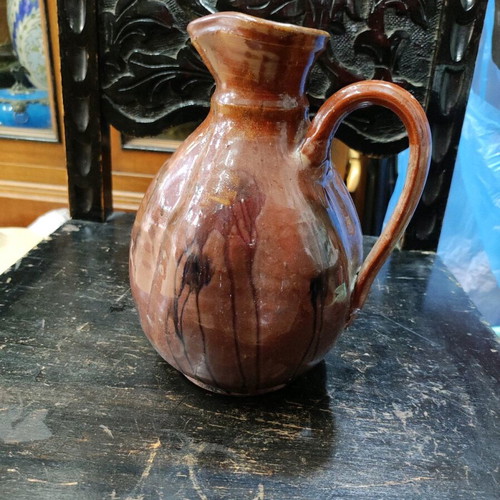 Ceramic jug used Marousi style 20x15 cm