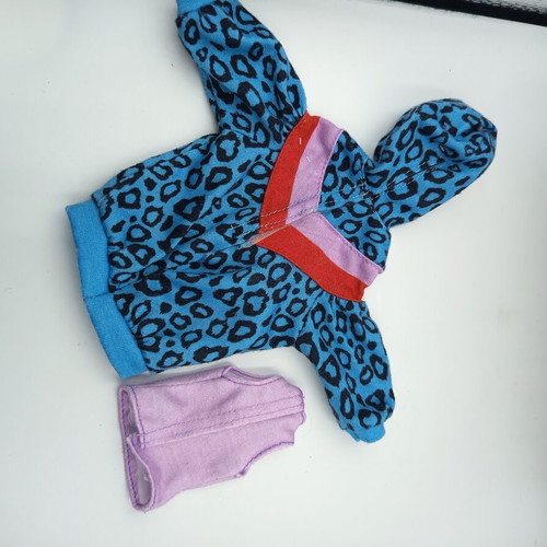 Barbie tops original set like new, long sleeved hoodie and sleeveless top