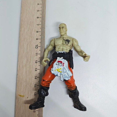 Collectible Chap Mei Pirate figure like new with scorpion tattoo