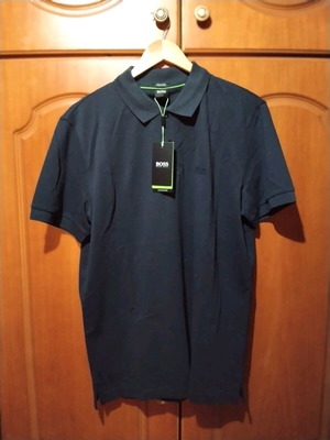 Ανδρικό Polo Hugo Boss καινούργιο, μέγεθος XL, μπλε