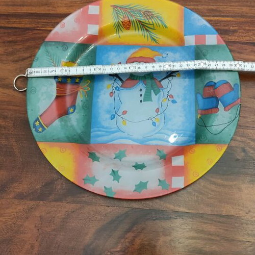 Christmas platter like new