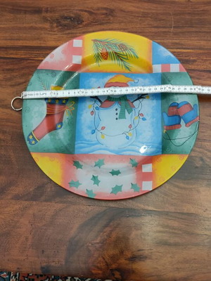 Christmas platter like new
