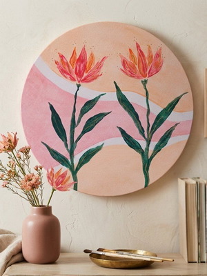 Painting new, original handmade artwork with acrylics
