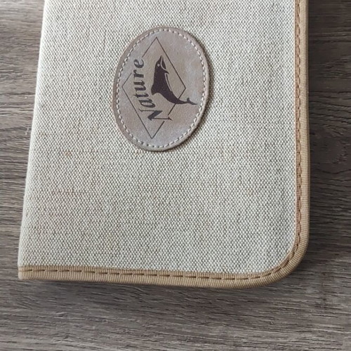 Beige pencil case, complete