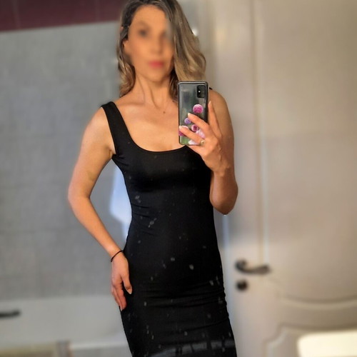 Black Midi Dress Scuba bodycon with Open Back and White Details like new