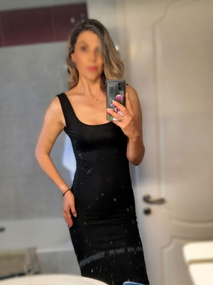 Black Midi Dress Scuba bodycon with Open Back and White Details like new