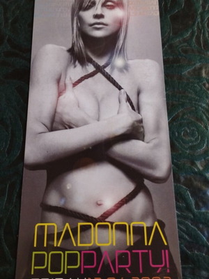 Madonna Pop Party Flyer 2002 like new
