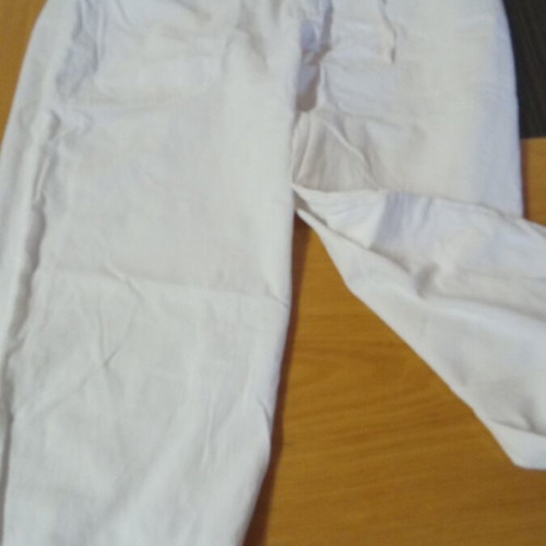 Abercrombie & Fitch white cropped trousers size 12-14