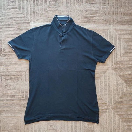 Polo Biston & Friends XL used, dark blue with white stripes