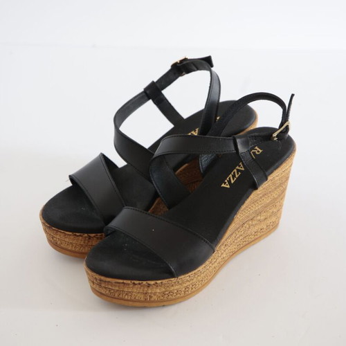 Raggaza women's espadrilles size 39, black and brown