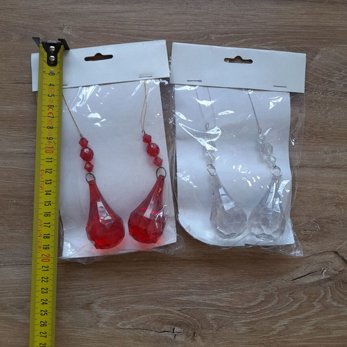 Christmas ornaments new, pack of 5