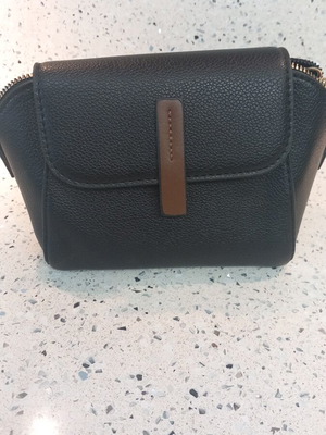 Crossbody bag A To Z Greek new, black and brown