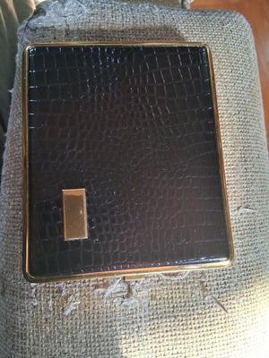 Metal cigarette case used