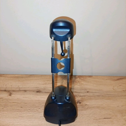 Desk lamp electric used, black with height adjustment
