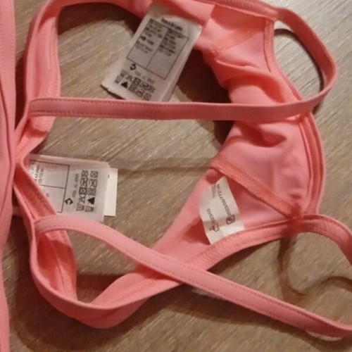 Girls' bikini swimsuit 4-5 years new pink