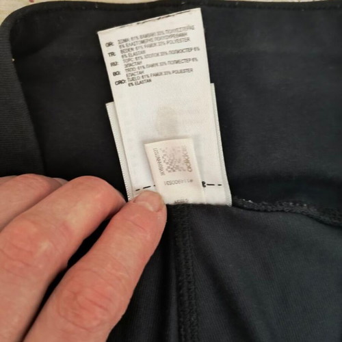Adidas women's leggings used with minor wear, black