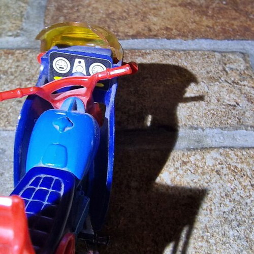 Spider-Man Motorrad Bike Corgi 1978 used