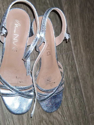 Silver Envie Shoes sandals size 38 like new