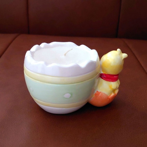 Easter decorative ceramic candle new