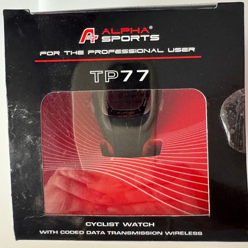 Alpha Sports TP 77 wristwatch new with speedometer