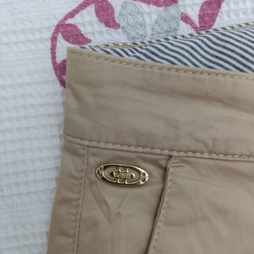 Polo Jeans Company women's beige bermuda shorts size 34 like new