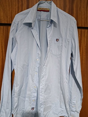 US POLO ASSN men's shirt blue XL like new