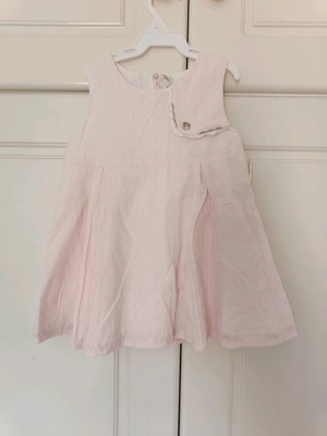 Burberry dress pink confetti like new 12-18 months