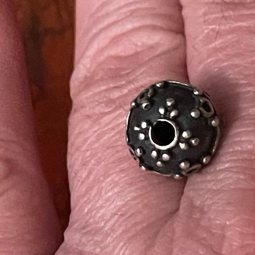 Silver bead 12mm 925 new