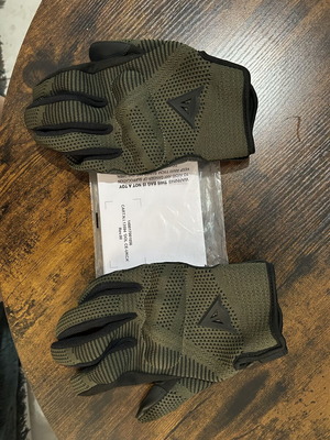 Argon Gloves Grape-Leaf summer motorcycle gloves, size M, Dainese