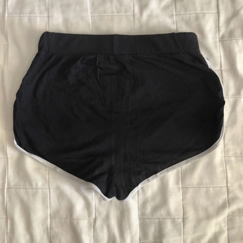 Cotton shorts with white trim for 10-year-old girls