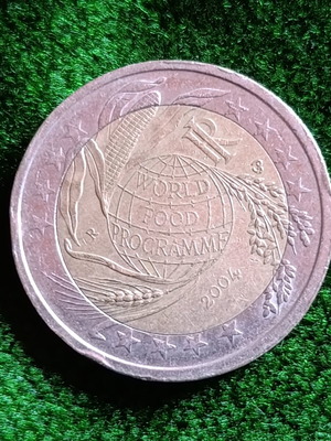 Συλλεκτικό νόμισμα 2 ευρώ Ιταλία World Food Programme 2004
