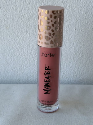 Tarte Maneater Satin Warm Pink Liquid Blush used
