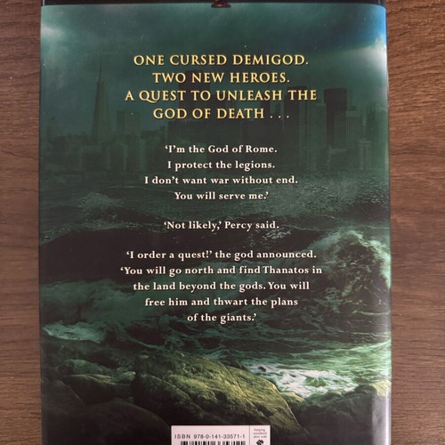 Heroes of Olympus The Son of Neptune hardback book like new, English