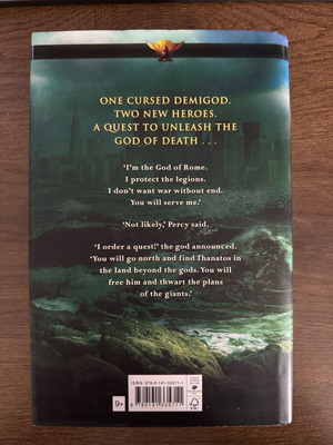 Heroes of Olympus The Son of Neptune hardback book like new, English