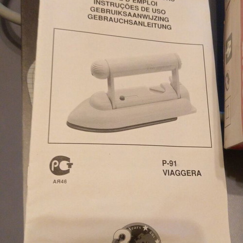 Ufesa mini travel iron like new, 45W with 50ml water tank